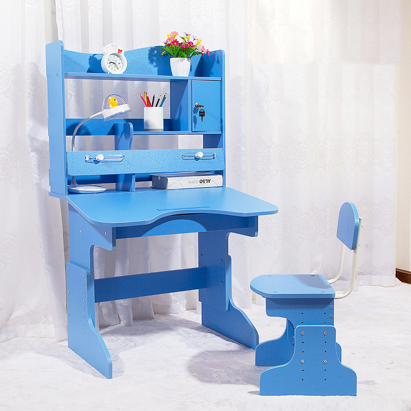 Children's study table writing table for primary school students boys and girls home liftable children's desk and chair desk and chair set