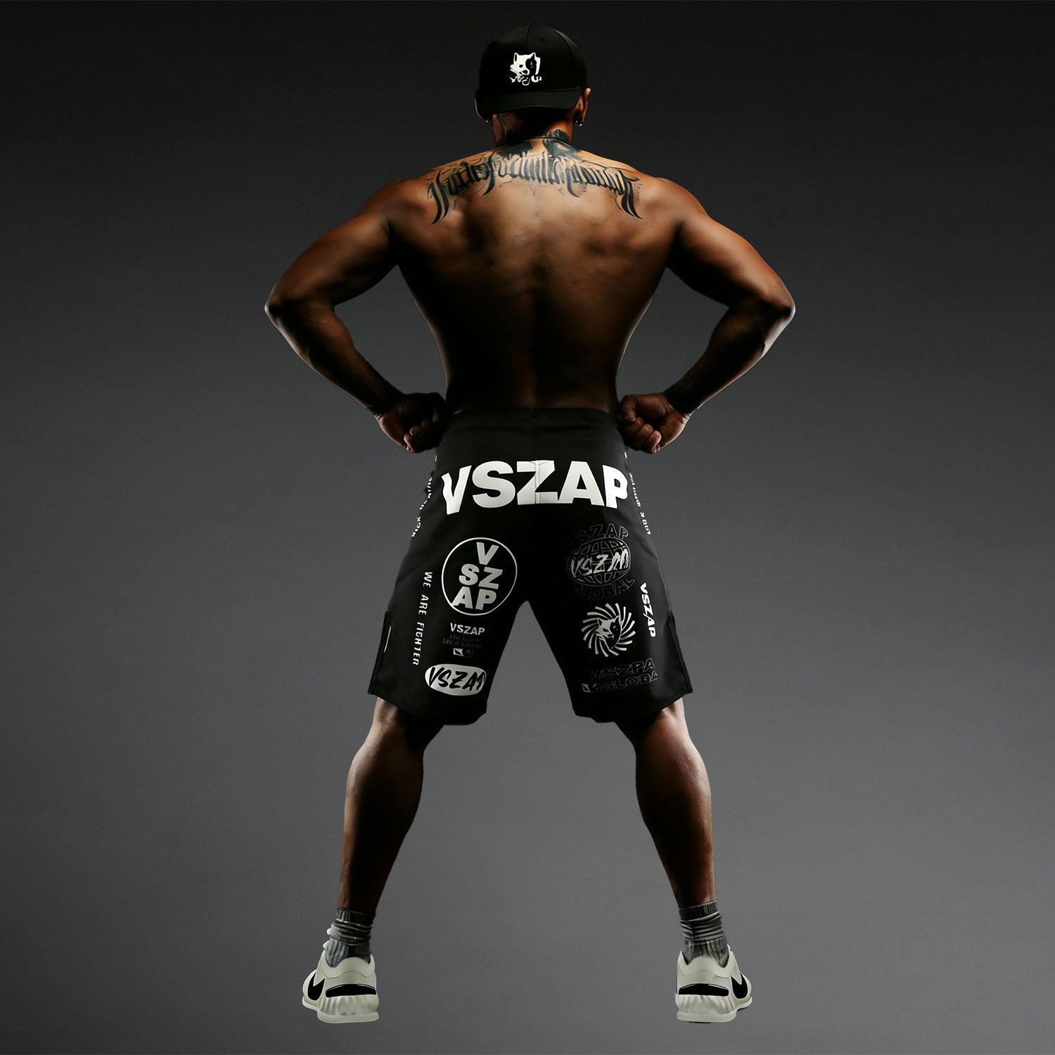 VSZAP男士广告牌运动户外短裤速干健身训练五分裤字母印花多功能,淘宝优惠券,粉丝福利购,淘宝优惠卷