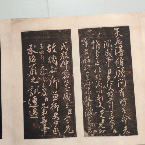 颜真卿三表真迹高清仿古书法字画碑帖真迹复制品微喷宣纸装饰画 - 图0