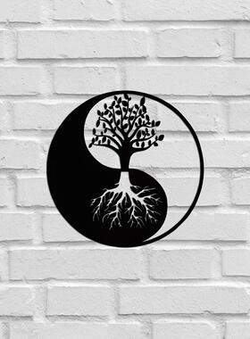 铁艺1 件美丽金属树墙壁艺术装饰，现代墙壁装饰，卧室装饰跨境直