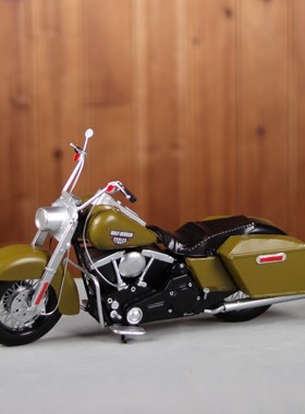 印第安哈雷摩托车模型摆件复古工业风机械机车办公室吧台工艺品