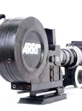 复古铁皮摄影机模型摆件 摄像机道具 纯手工怀旧装饰摆设 工艺品