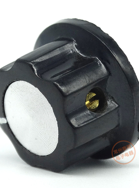 旋钮帽 旋钮拧盖帽 胶木旋钮/电位器旋钮A02 6MM/螺丝固定