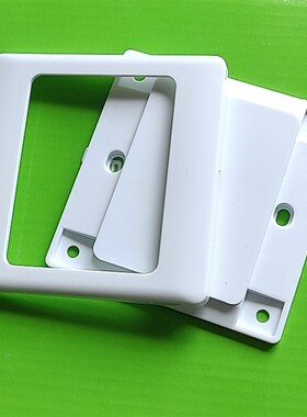 10只装 86型空白面板 白盖板二合一面板开关插座白板家用工程加厚