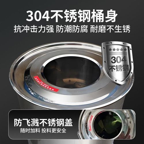 不锈钢碎菜机加厚桶身养殖打草A机全自动粉碎机喂鸡鸭鹅牛羊切菜 - 图2