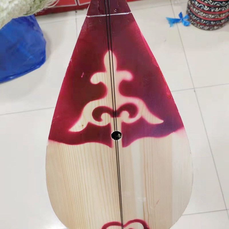 冬不拉民族乐器哈萨o克族乐器新疆乐器冬不拉花纹颜色以实物为准 - 图2
