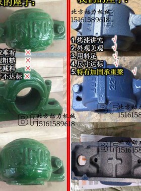 重型剖分式轴壳轴承座1608 1609 1610 1611 1612 1613 1614 1615