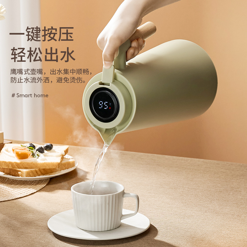 保温壶家用大容量热水壶玻璃内胆热水瓶暖水壶学生宿舍保温瓶暖壶 - 图3