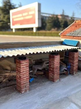 童年怀旧老房子模型定制农村老家院子场景还原微缩摆件模型定做