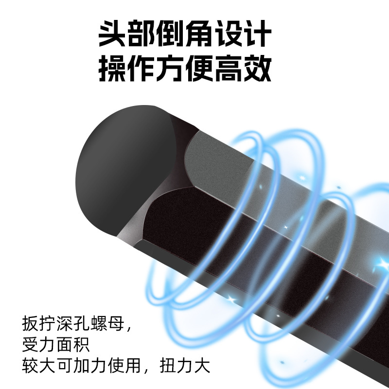 30PC公制英制加长平头内六角扳手套装内6角扳手工具公英制一体 - 图2