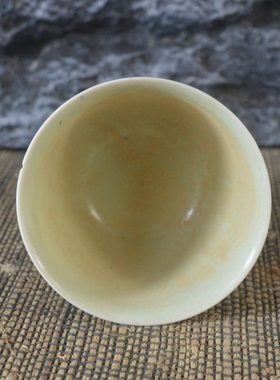 仿古瓷器 复古做旧明成化风格 斗彩鸡趣图高足杯 酒杯 古董古玩