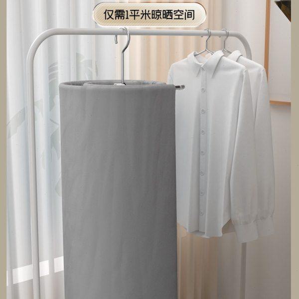 不锈钢晒被子神器螺旋式晾衣架阳台家用大圆形旋转挂凉晒床单被罩,淘宝优惠券,粉丝福利购,淘宝优惠卷