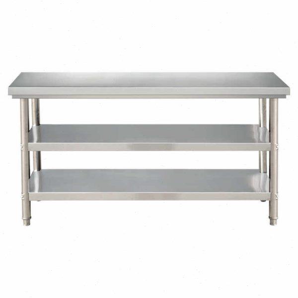 不锈钢304加厚工作台饭店厨房操作台烘培打包切菜桌子长方形定做,淘宝优惠券,粉丝福利购,淘宝优惠卷