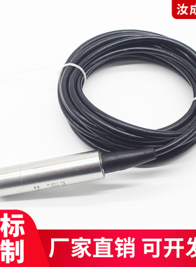 投入式液位变送器传感器探头4-20ma输出静压水位计控制消防水位箱