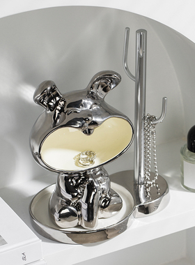 入户钥匙收纳客厅桌面摆件进门口玄关鞋I柜家居装饰品乔迁新居礼