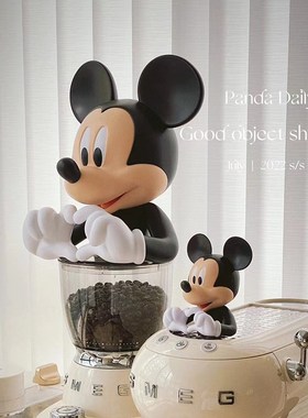 米奇摆件比心可爱咖啡机玄关饮水机烧水壶客厅电视柜装饰品开业