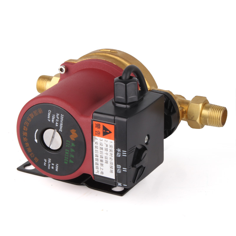 Household fully automatic e silent booster pump water heater tap water solar pressurized circulation pump shielded pipe