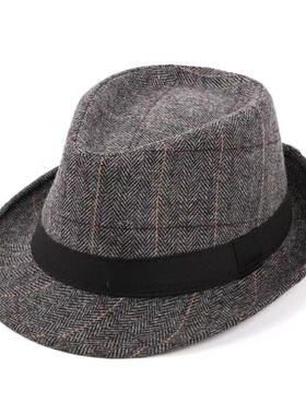 样板房间衣帽间男士帽子爵士帽展厅摆件衣柜陈列礼帽道具饰品软装