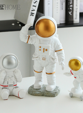 创意太空人宇航员摆件家居客厅玄关办公桌面摆设电视柜酒柜装饰品