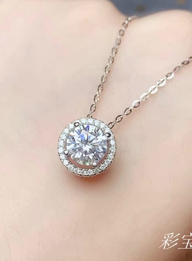 s925银吊坠空托时尚小围锆圆形4*4v6*67*78*89*910*10-15*15mm银