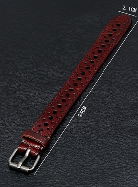 跨境热销爆款欧美新款牛皮手链复古镂空男士宽皮手V环个性骑行饰