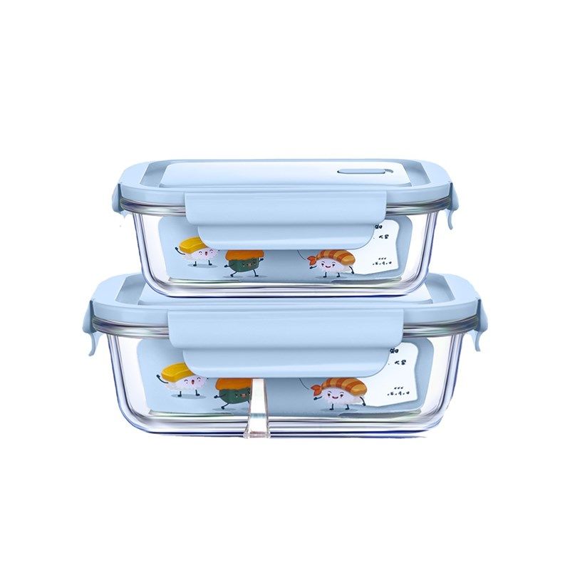便携式保温饭盒韩式密封便当盒学生餐盒可冷藏保鲜碗耐热玻璃饭盒,淘宝优惠券,粉丝福利购,淘宝优惠卷