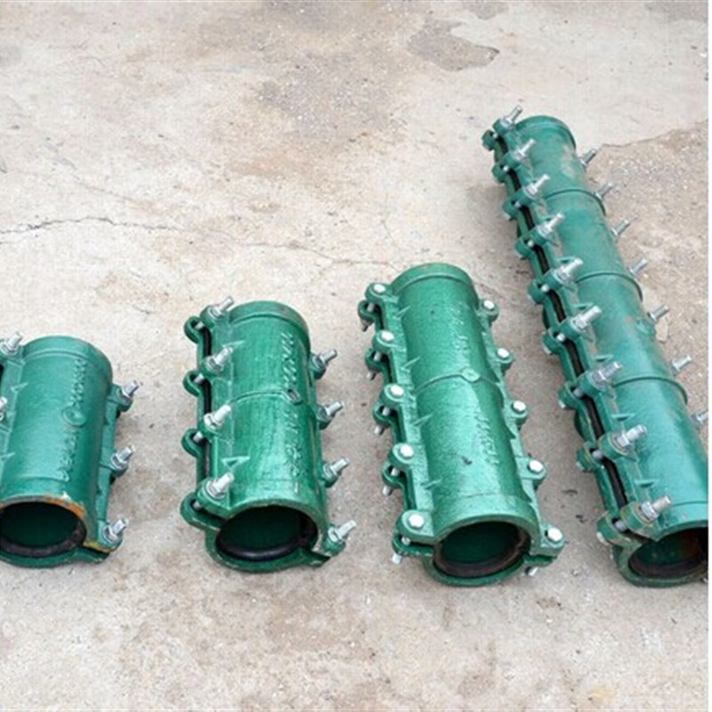 球墨铸铁快速抢救接头 抢修节 补漏卡子补漏器管道抢修Dn80*20Cm - 图1