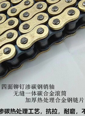 适用贝纳利幼狮150 BJ150-G提力提速牙盘链盘套链静音油封链条
