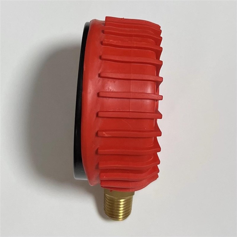 -1~+9bar压力真空表加橡胶保护套相当于-0.1~+0.9mpa 直径63mm - 图1