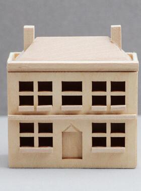 1:12娃娃屋DOLLHOUSE迷你家具微缩模型食玩素坯小房子袖珍别墅