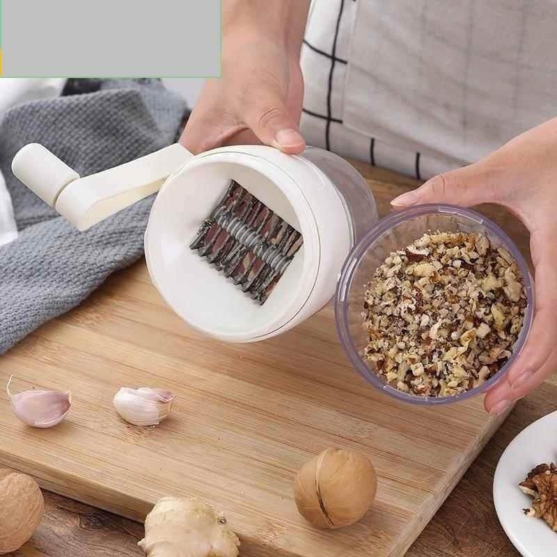 新款手动干果坚果姜蒜核桃肉花生颗粒搅碎机无需插电方便清洗手摇,淘宝优惠券,粉丝福利购,淘宝优惠卷