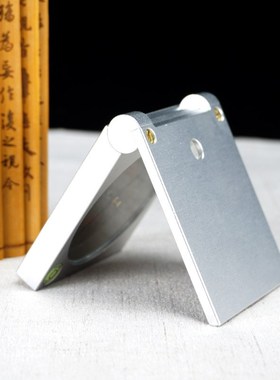 妙如意 2寸折叠小罗盘初学者携带翻盖三合盘指南针罗经仪