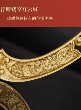 黄铜长柄莲花三脚架大款加长20厘米以上莲台座莲支架手摇转轮底座