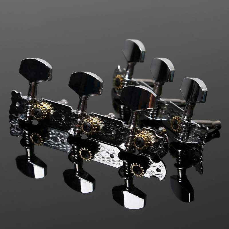 古典吉他三联弦钮旋钮吉他配件旋钮 红棉吉他弦钮上弦器一套2排 - 图1