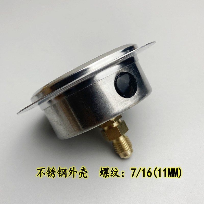 YN-60ZT雪种表冷媒表头1.8/3.8MPA高低压空调加氟检压油压减 耐震,淘宝优惠券,粉丝福利购,淘宝优惠卷