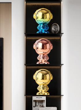 简约轻奢宇航员太空人桌面摆件创意客厅酒柜电视柜家居装饰品摆设