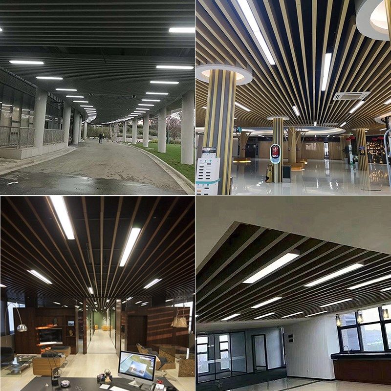 方通灯公分长条灯超市健身房吊顶格栅灯办公室条形吊灯,淘宝优惠券,粉丝福利购,淘宝优惠卷