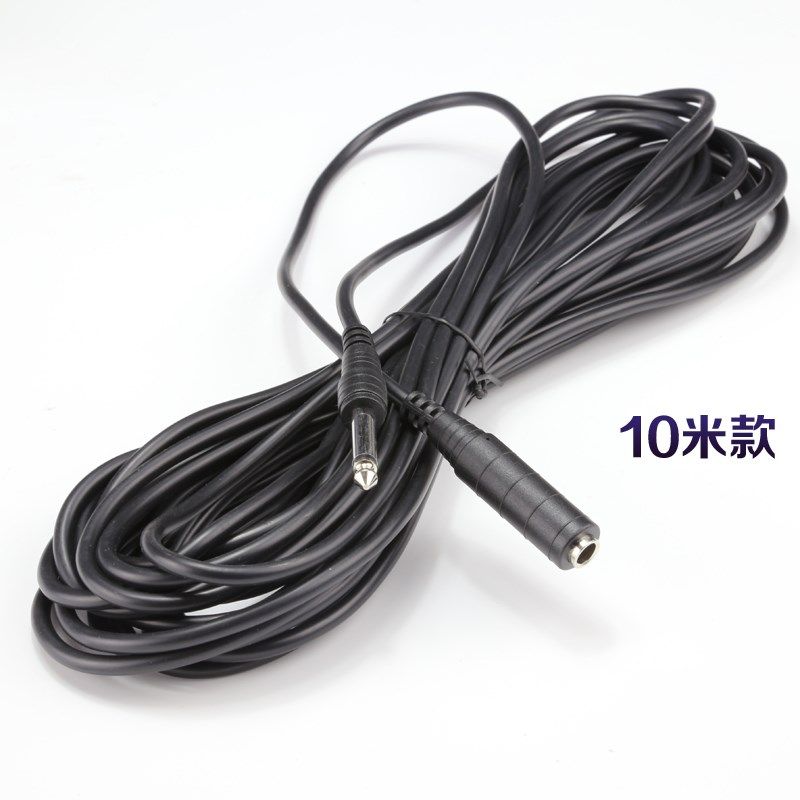 10米款拾音器专用延长线吉他连接延长线屏蔽降噪二胡吉他小提琴 - 图0