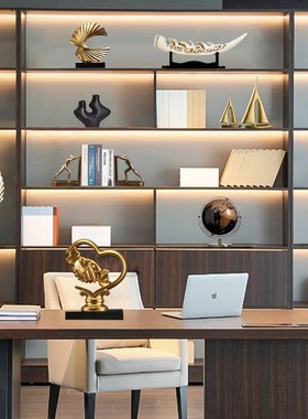 现代高档轻奢客厅酒柜电视柜摆件创意家居书房办公室样板间装饰品
