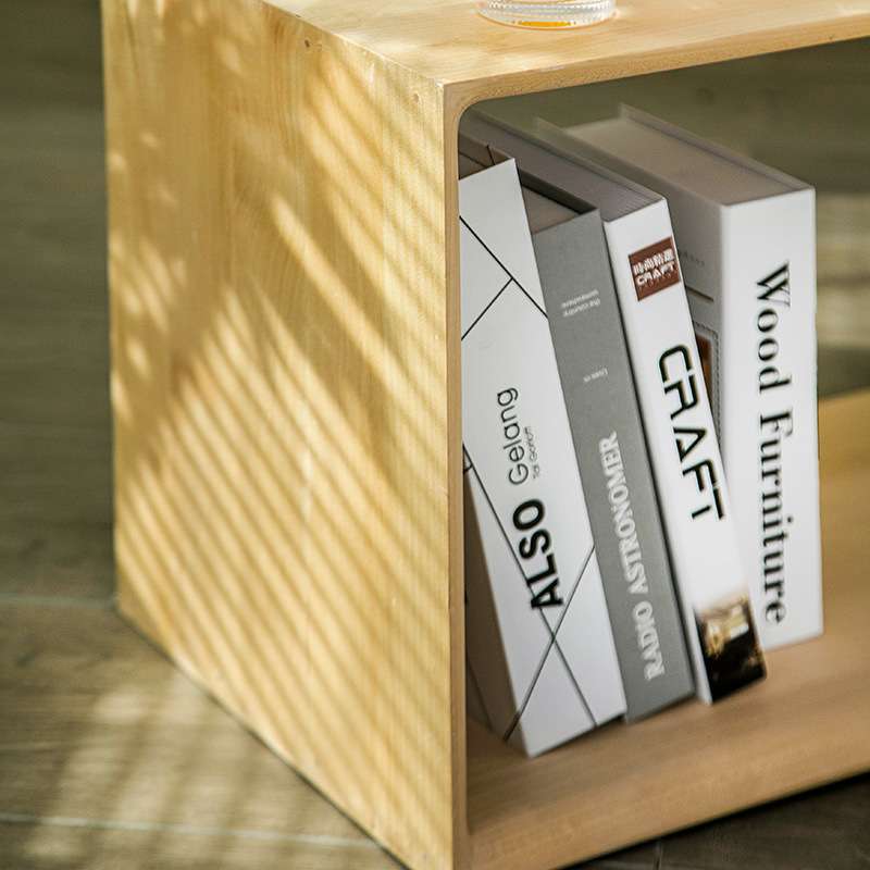 实木自由组合格子柜收纳柜日式书柜落地书架置物柜小书架储物柜 - 图1