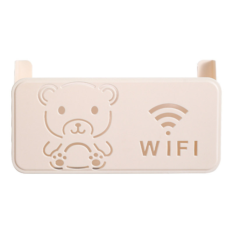 【下单立减50】可爱小熊路由器壁挂式wifi机顶盒收纳盒其他防水HF,淘宝优惠券,粉丝福利购,淘宝优惠卷
