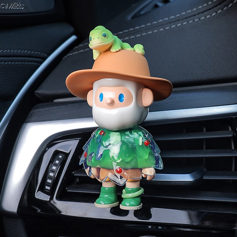 BOB9代车载香薰扩香器出风口夹装饰车内饰品T摆件汽车内饰用品 - 图1