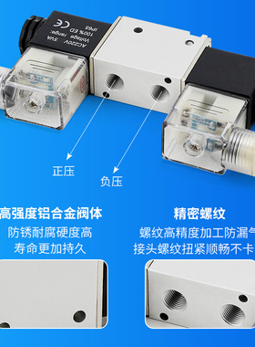 真空负压正压两用阀二进一出三通电磁阀24伏220V气动阀组CTS01