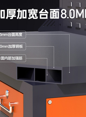 重型钳工工作台车间维修操作台实验室防静电台钳工作台工具置物架