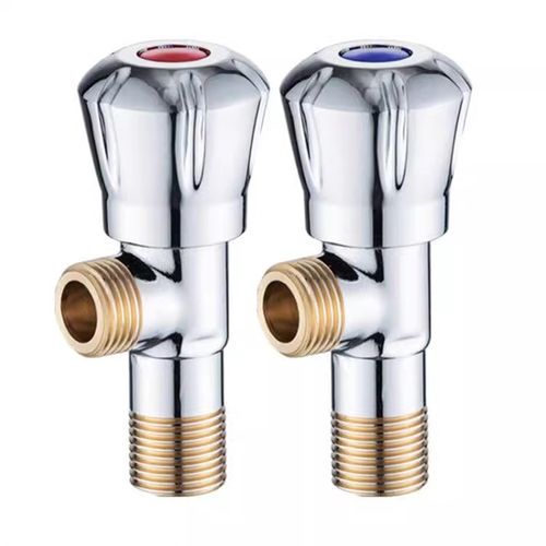 JMWRR三角阀全铜冷热水阀通用开关不锈钢家用马桶一进二出4分水阀 - 图3