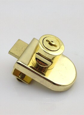 金色玻璃柜锁 408展示玻璃锁 家具锁 橱柜锁 柜门锁 柜台玻璃锁