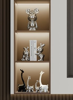 软装轻奢饰品现代简约创意客厅电视柜餐边柜摆件乔T迁新居工艺礼