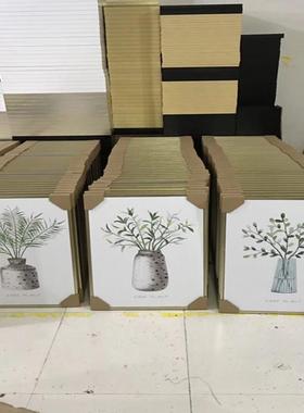 相框包角纸装饰画免打钉护角L型无框画专用纸角3.5cm厚度