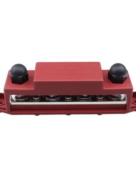 房车游艇M10汇流排4+6路300A大电流汇线排带垫圈铜接线螺母