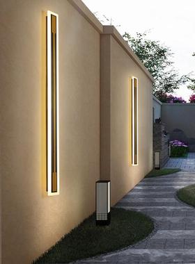 壁灯户外防水长条灯极简一字线性广场门口小区围墙亮化别墅庭院灯